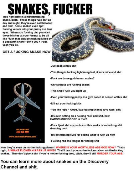 SNAKES!