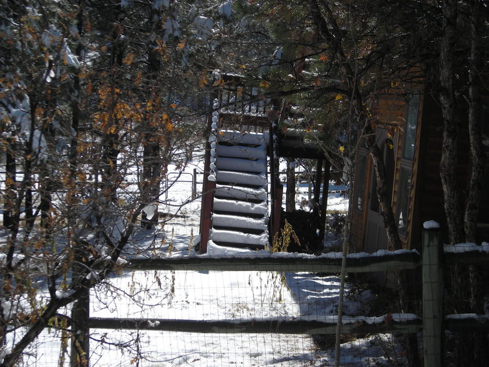 Stairs at the neighbor's place.