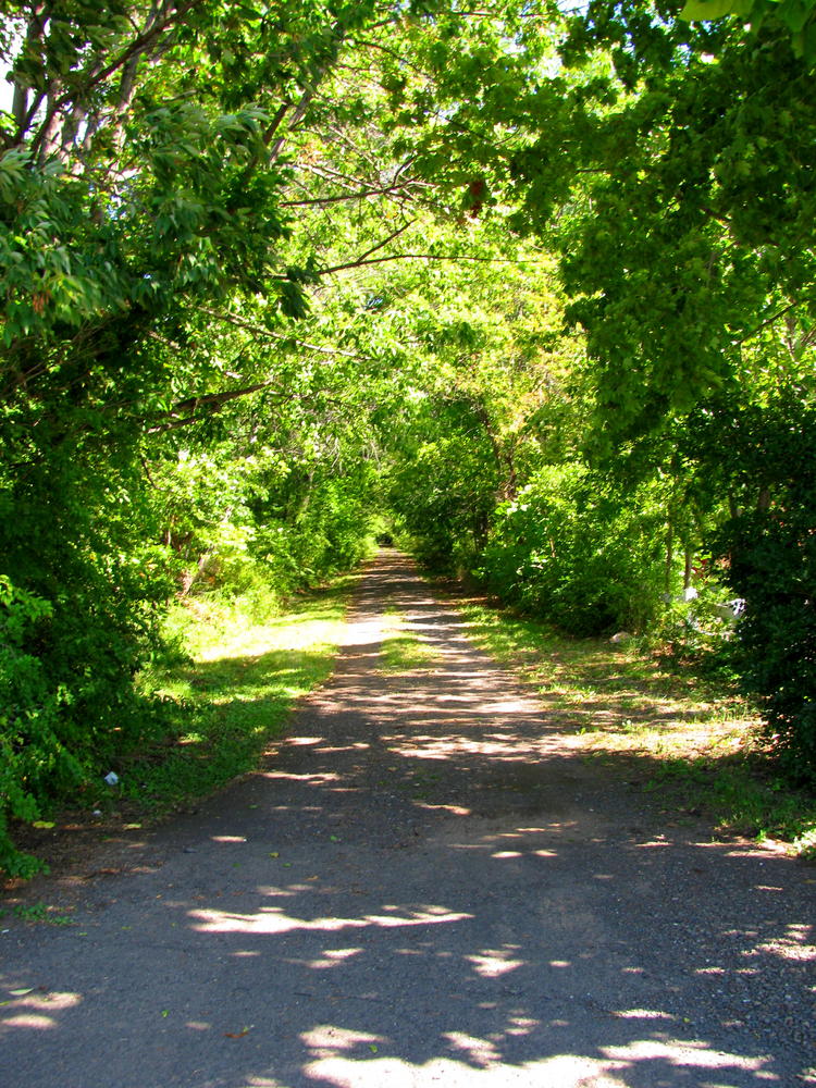 The road is long and dusty winding into the distance