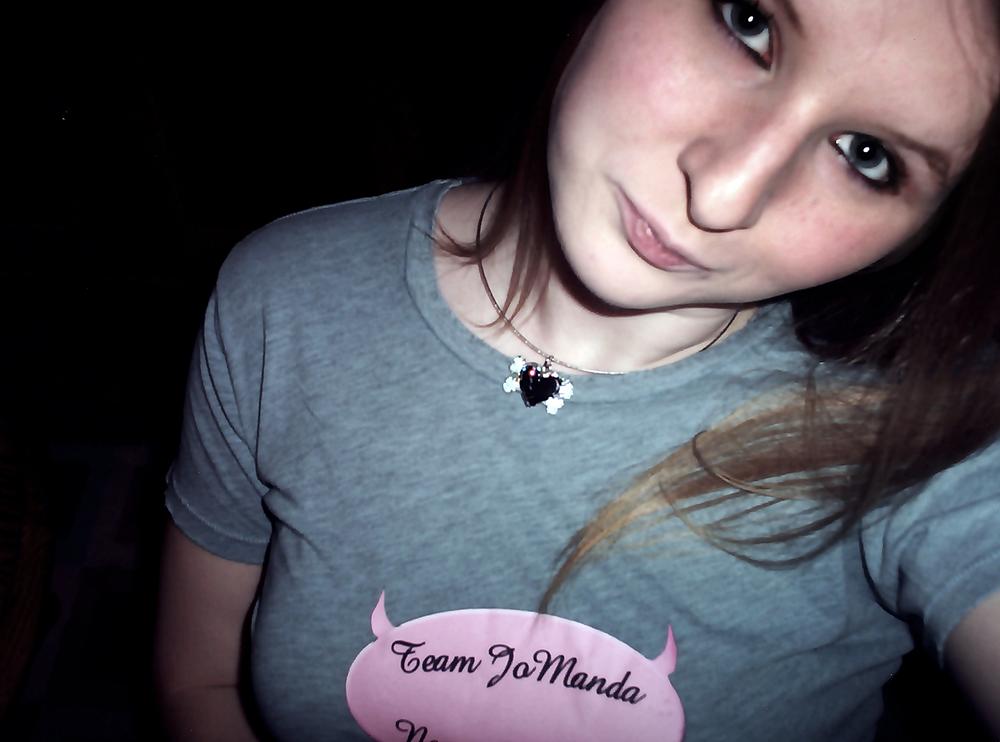 The very first Team JoManda T-shirt. Made for Manda & I by Miss. LeeAllure. :)