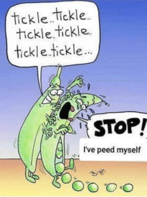 tickle peed myself